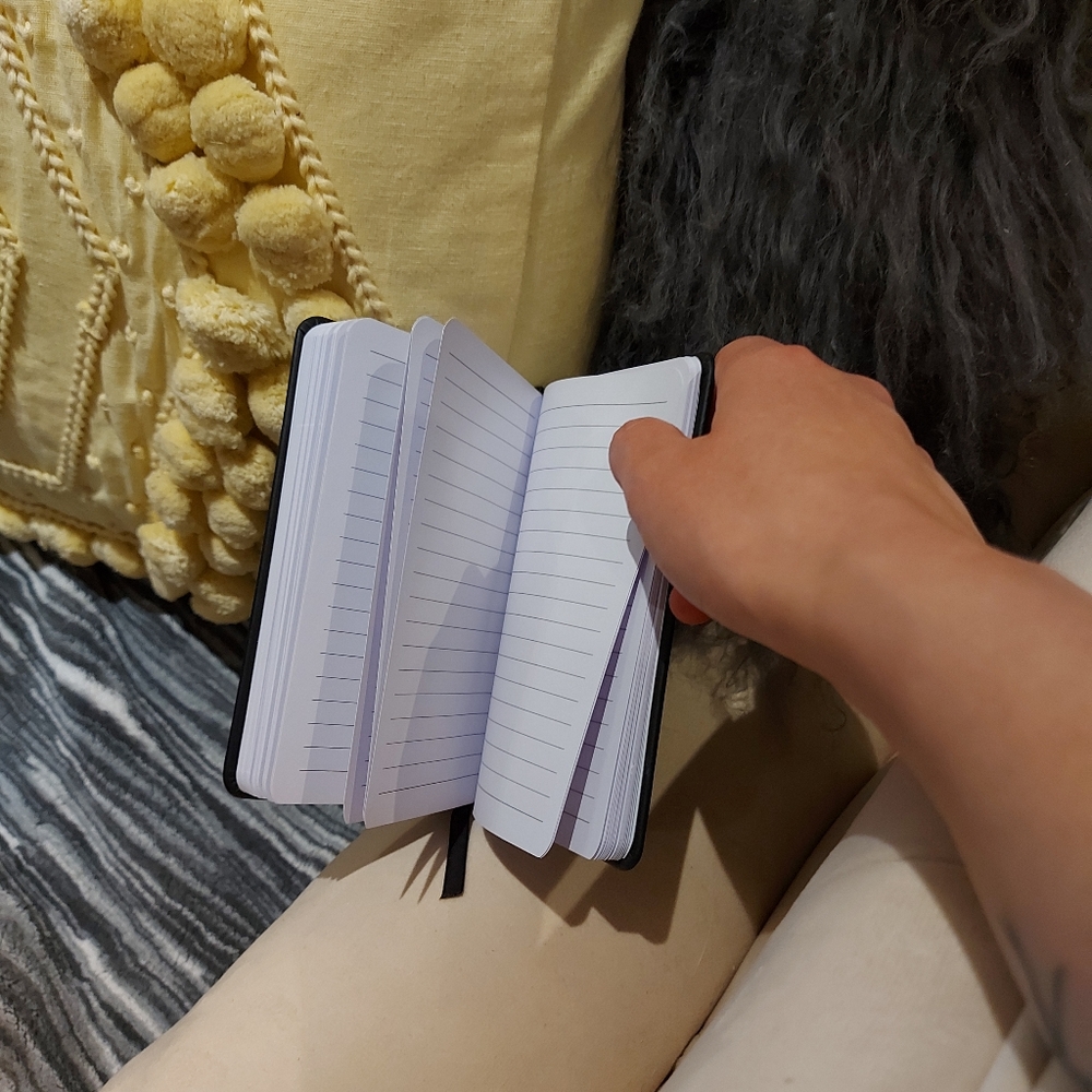 💛 ADD ON ONLY 💛 | NWOT, Mini Black/Gold Notebook - Picture 3 of 5